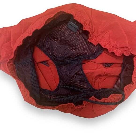 REI Shorts Men's Med Red Nylon Mesh Lined Swim Trunks - Picture 3 of 11